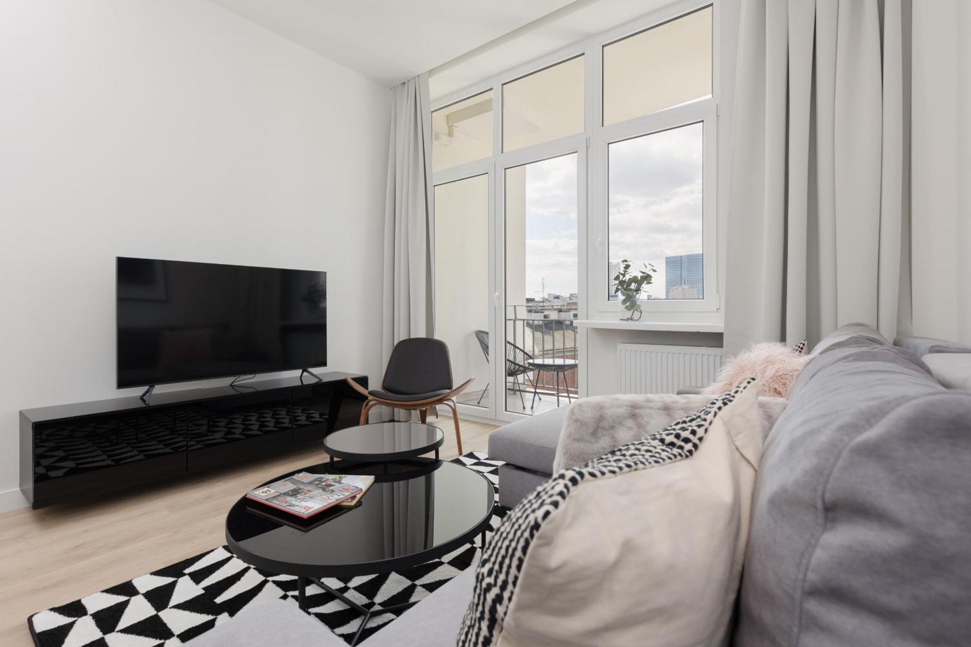 City Panorama Spacious Apartment By Renters Prestige Варшава Екстериор снимка