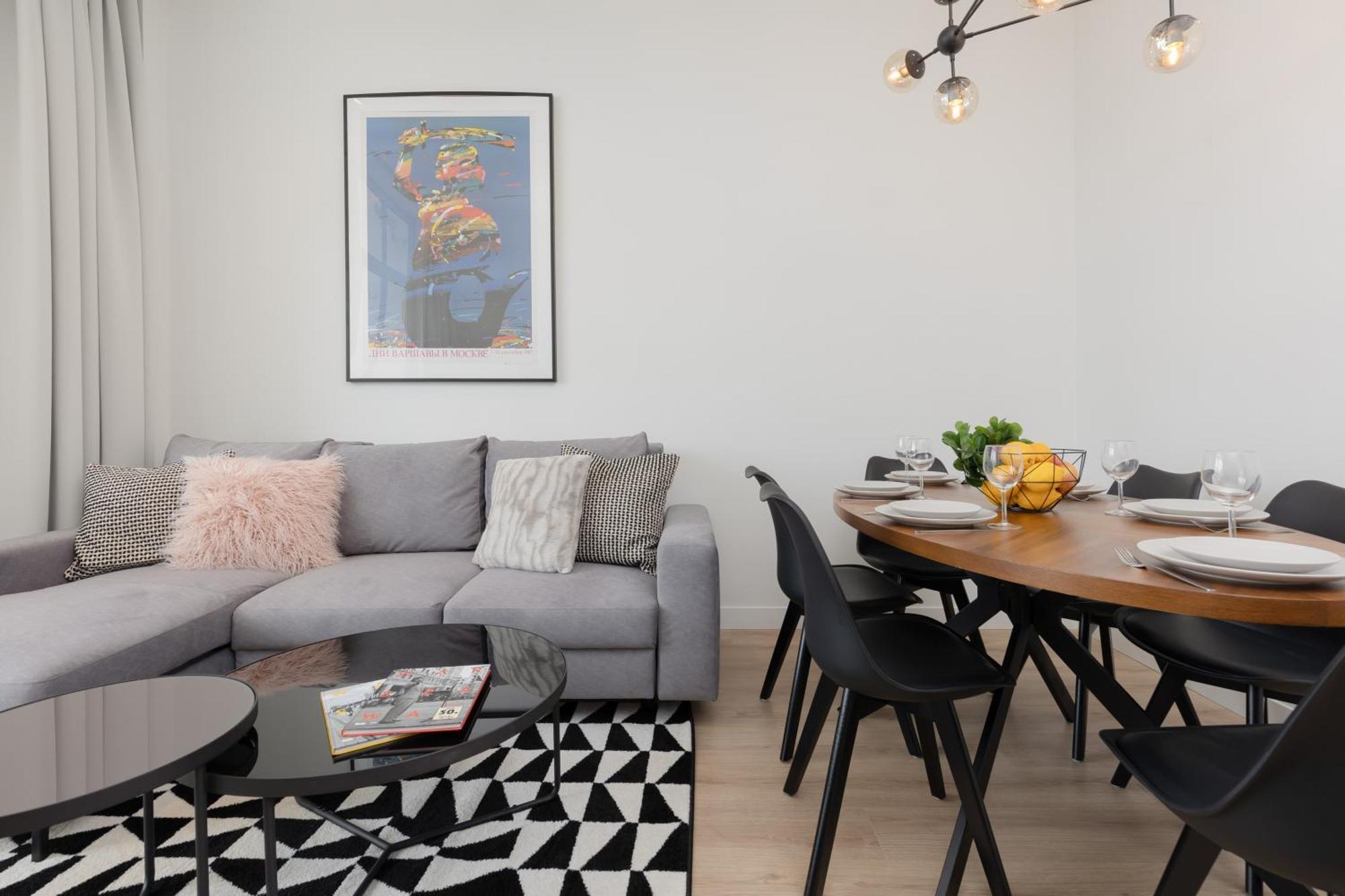 City Panorama Spacious Apartment By Renters Prestige Варшава Екстериор снимка
